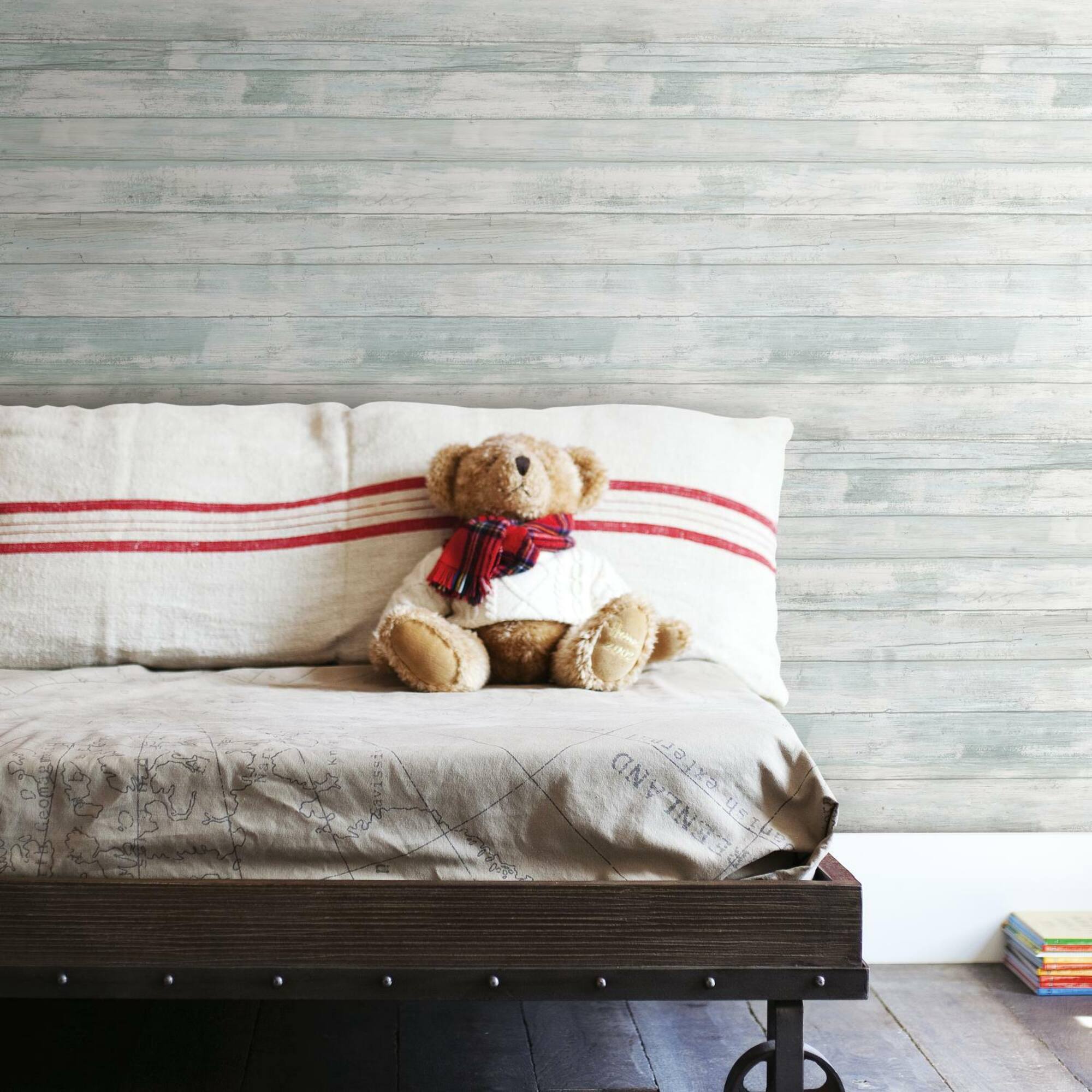 RoomMates Weathered Planks Peel & Stick Wallpaper